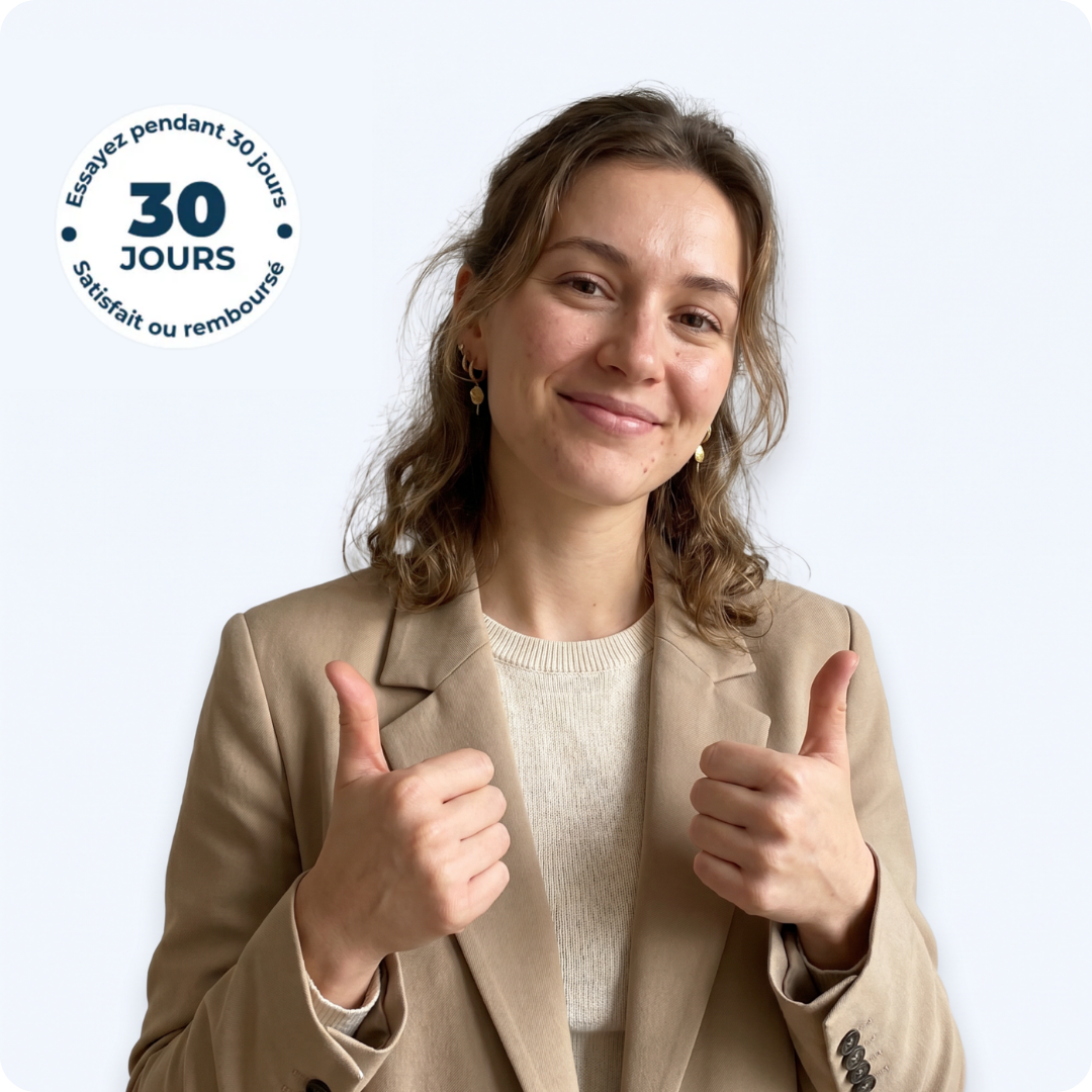 Garantie 30 jours « Satisfait ou remboursé »